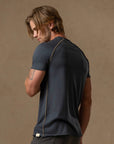 Ultimate Tee in Charcoal Blue — TreeSilk tee — look 5 │ One Golden Thread