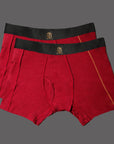 The One Golden Thread Unders two pack in Wine Red
