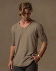 V NECK TREE SHIRT / SHROOM