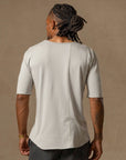 V NECK TREE SHIRT / SILVER LINING