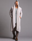 Male modeling off white kairos duster