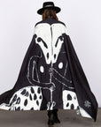 Man modeling Minotaur pattern nature wrap