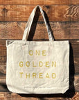The Original One Golden Thread Golden Tote Bag