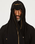 male modeling tree coat