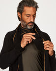 male modeling tree coat