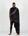 Male modeling light bolt nature wrap