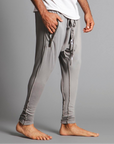 Male modeling Deep Clay colored pants