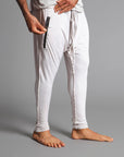 Male modeling White Stone colored pants