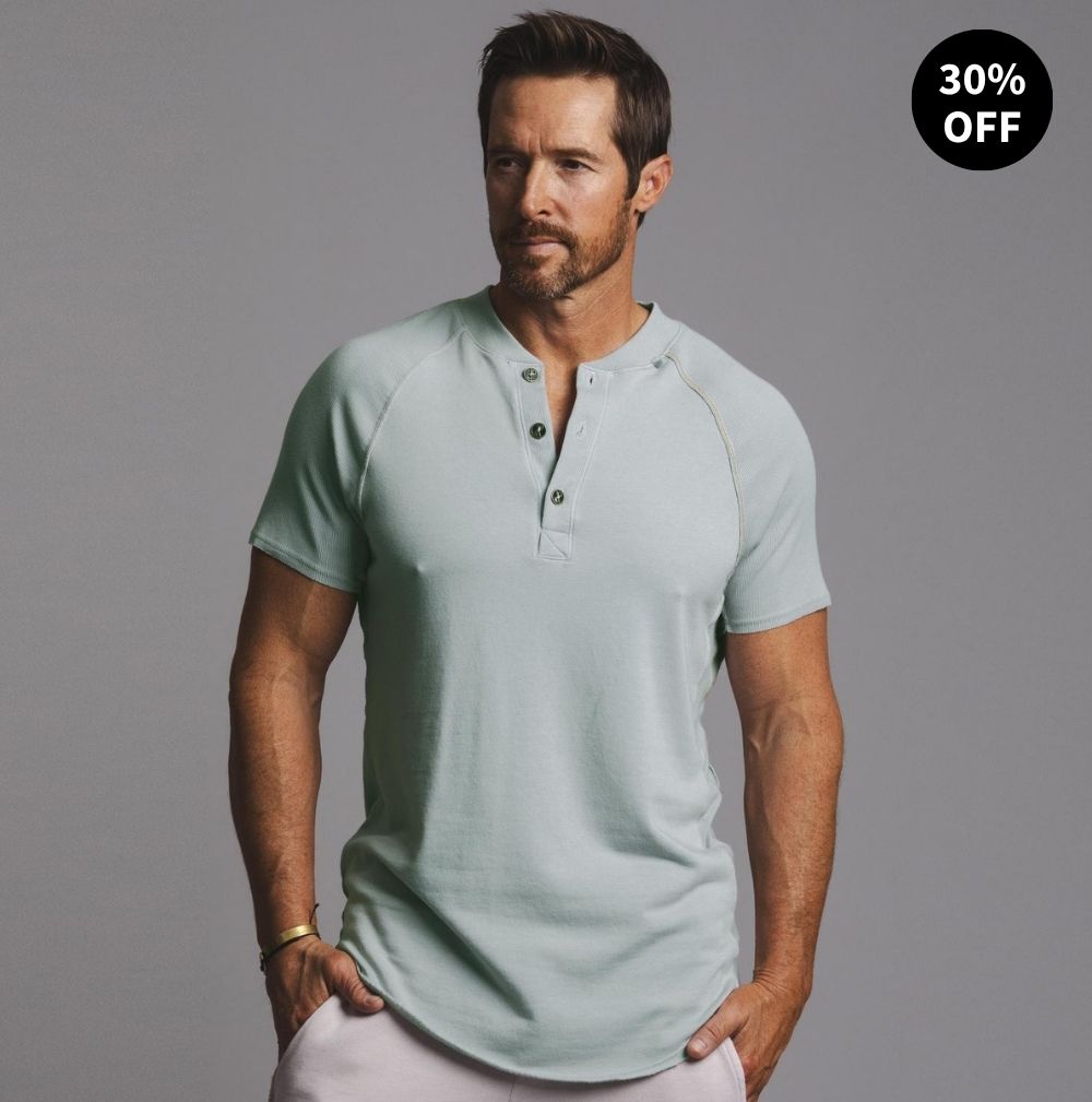 Short Sleeve Henley