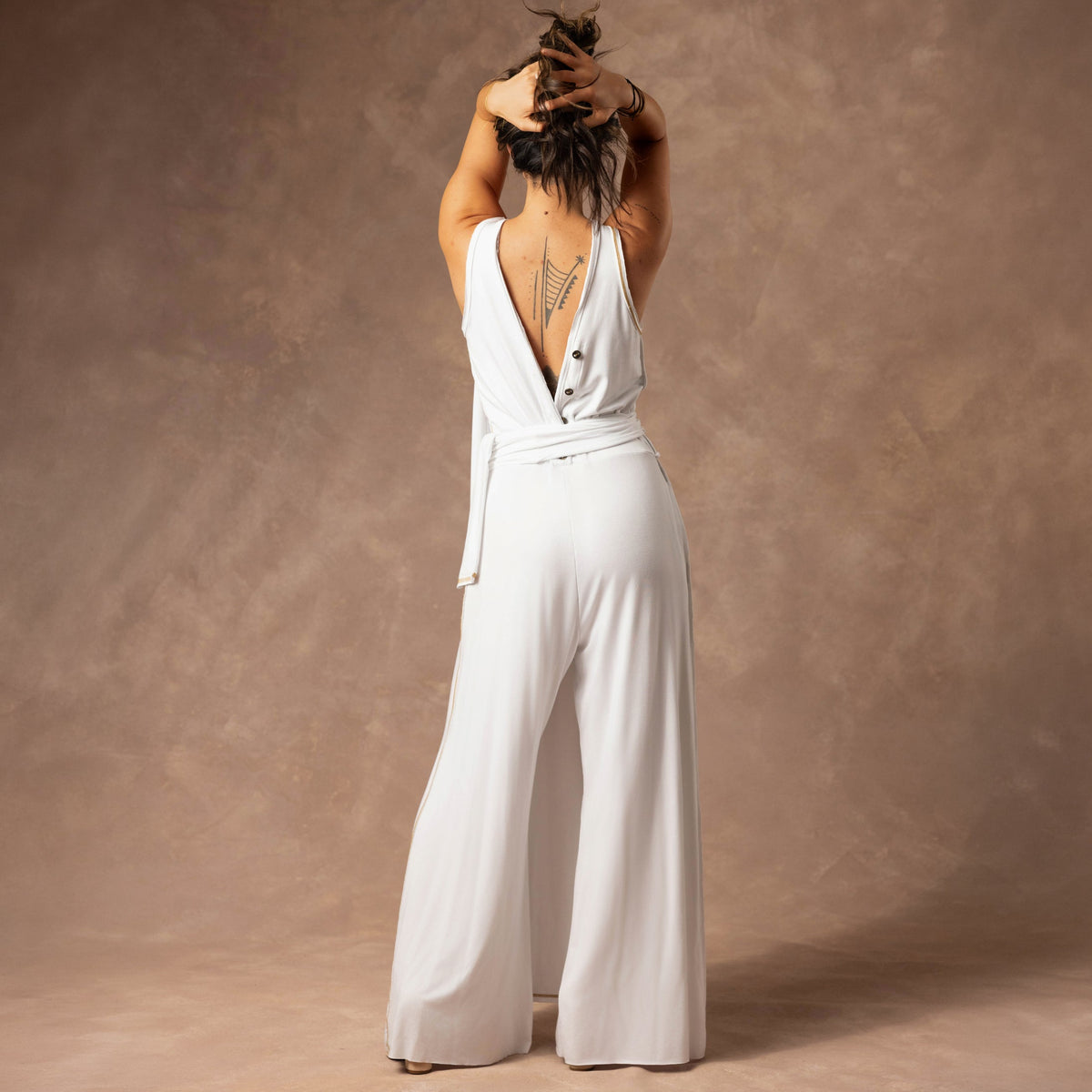 The Infinite in Pure White — TreeSilk convertible piece — look 6 │ One Golden Thread