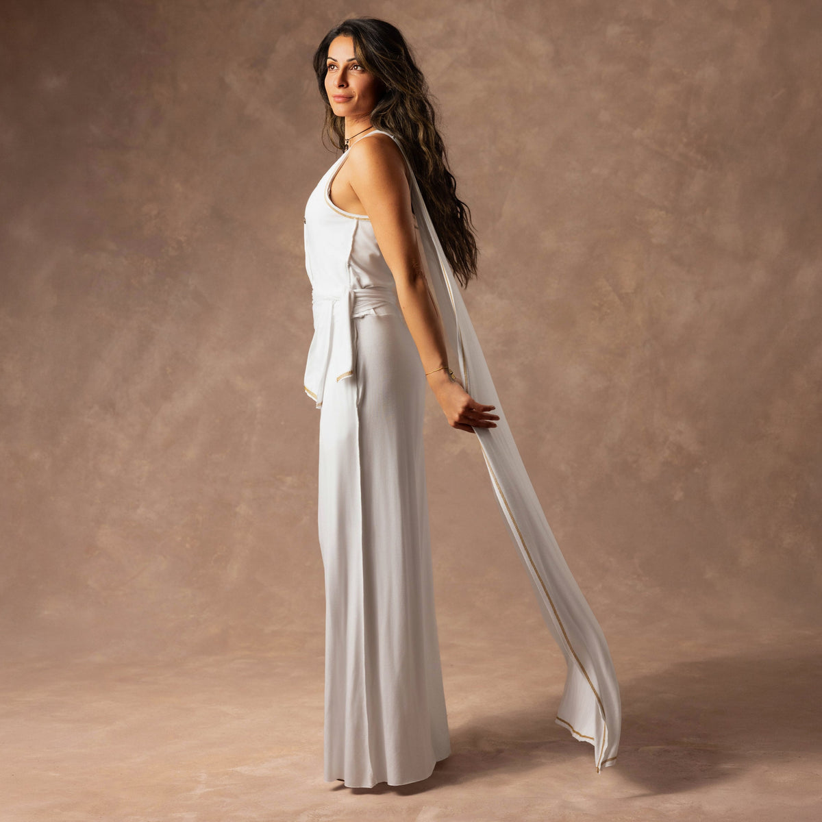 The Infinite in Pure White — TreeSilk convertible piece — look 5 │ One Golden Thread