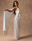 The Infinite in Pure White — TreeSilk convertible piece — look 2 │ One Golden Thread