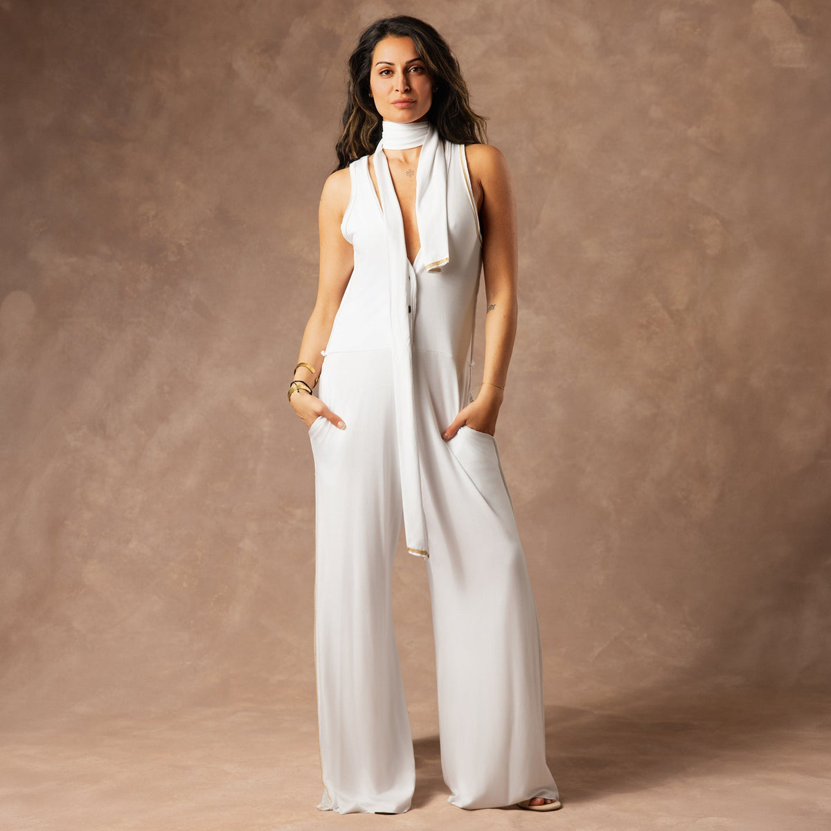 The Infinite in Pure White — TreeSilk convertible piece │ One Golden Thread