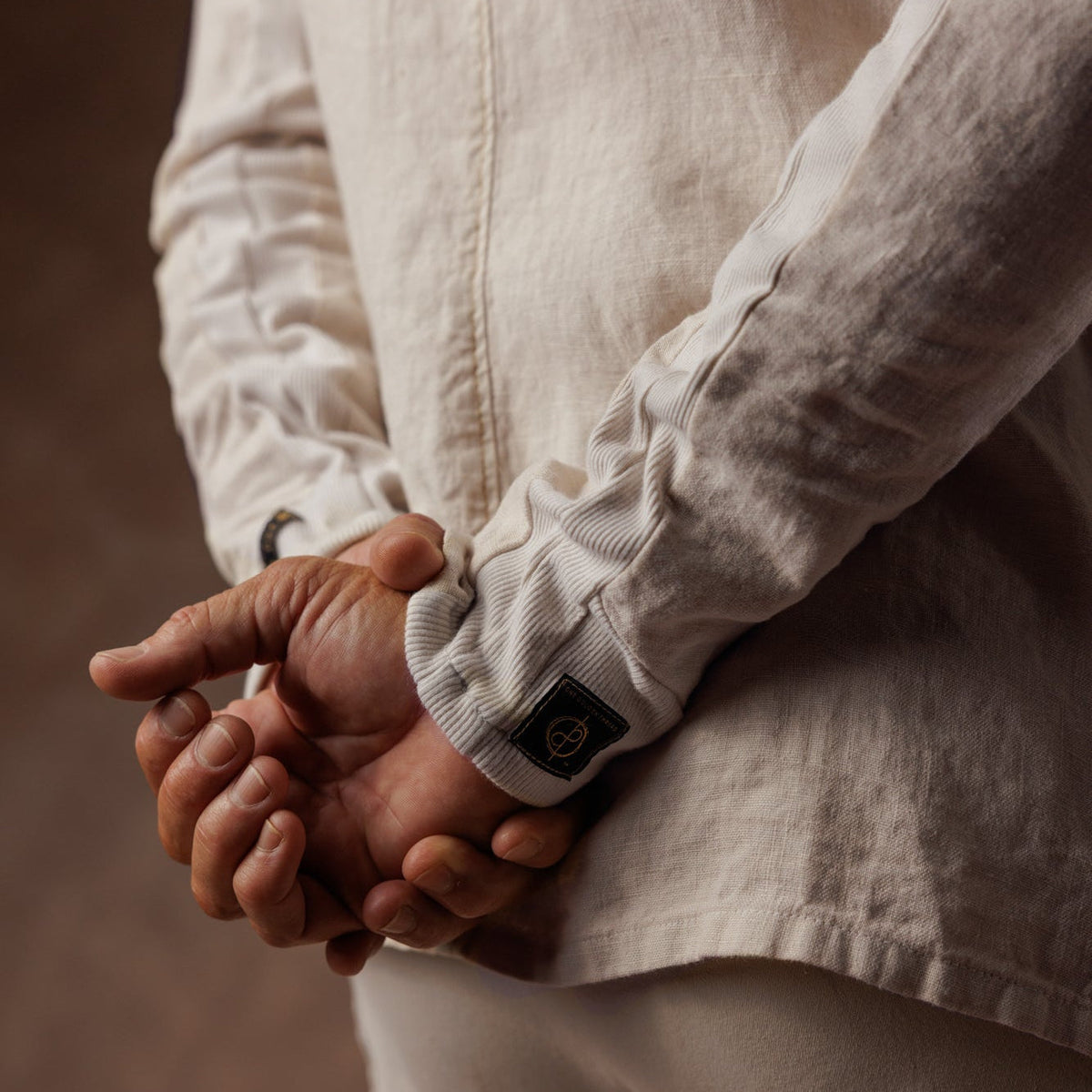 Aer Linen Shirt in White Stone — European Flax Linen shirt — look 7 │ One Golden Thread