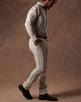 Aer Linen Shirt in White Stone — European Flax Linen shirt — look 9 │ One Golden Thread
