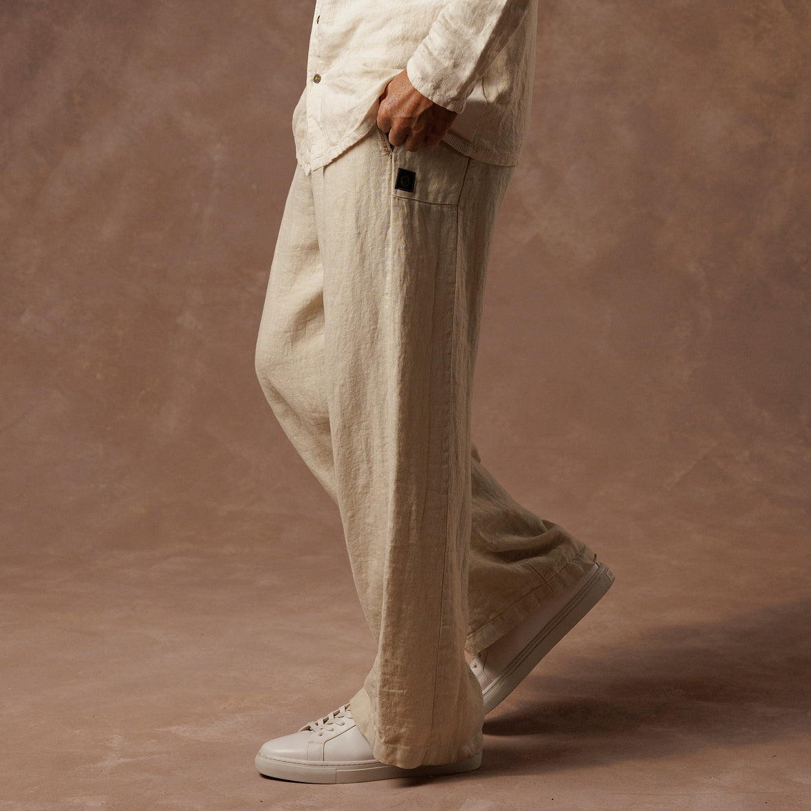 AER LINEN PANT / WHITE STONE – One Golden Thread