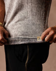 male modeling mineral tank top