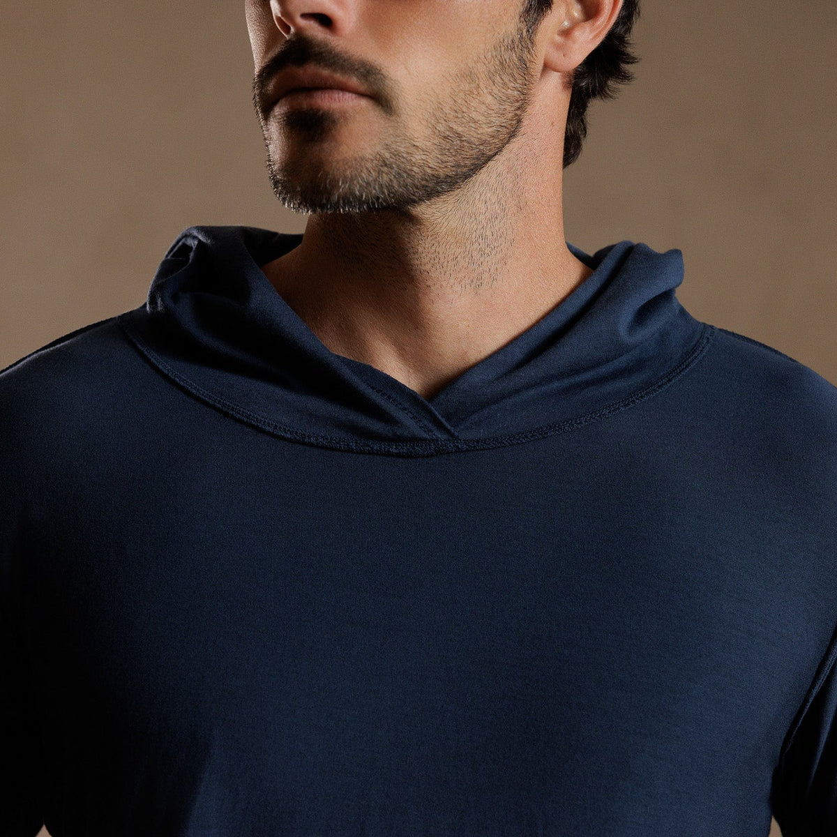 LONG SLEEVE HOODED TEE / GREY OMBRE (STORE ONLY)