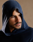 LONG SLEEVE HOODED TEE / GREY OMBRE (STORE ONLY)