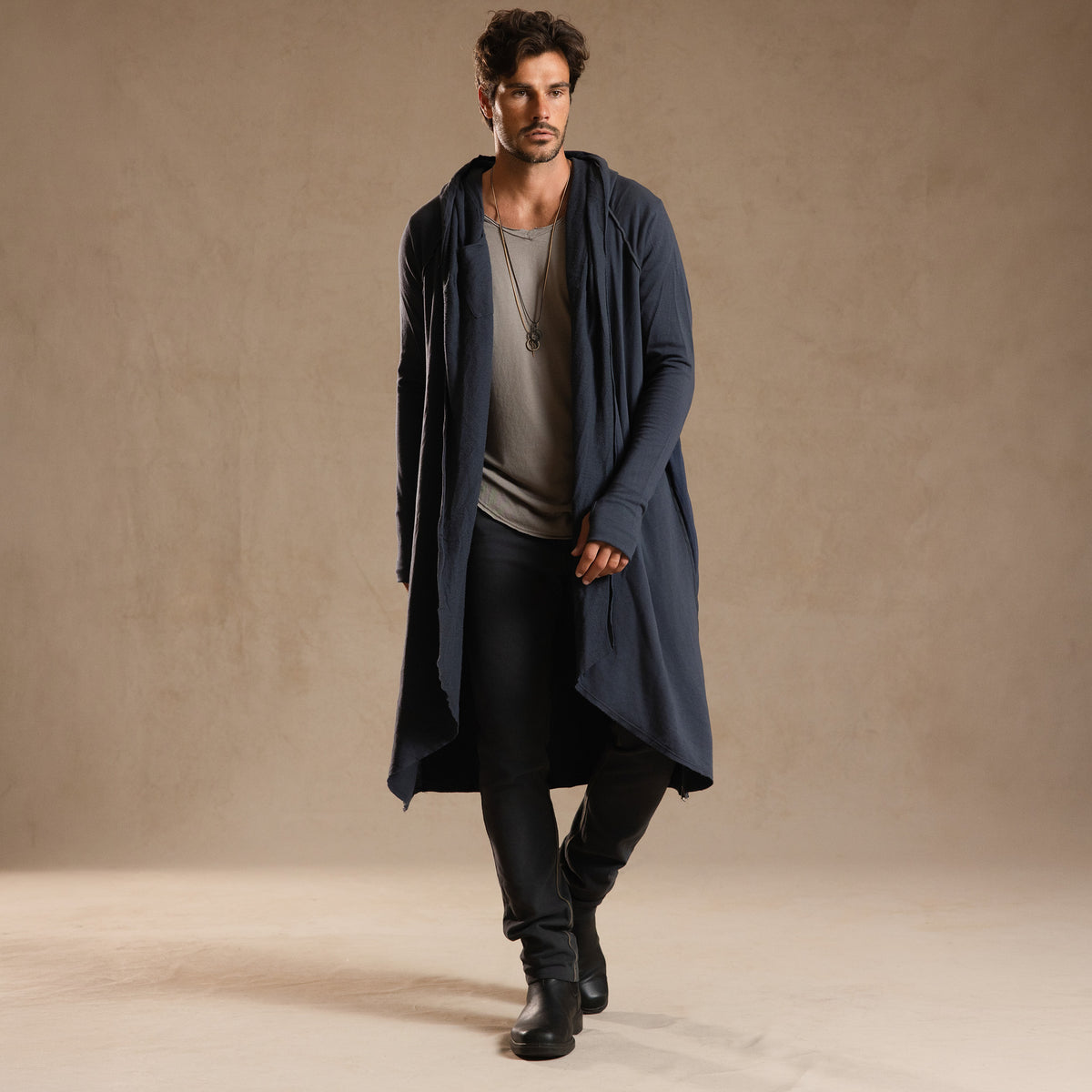 KAIROS DUSTER / CHARCOAL BLUE