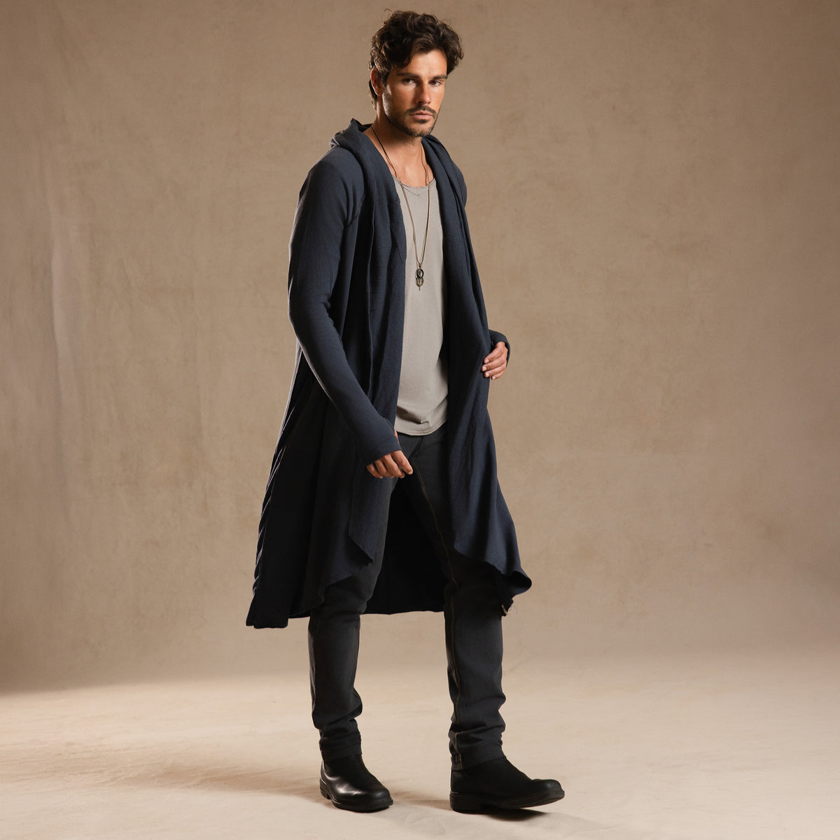 KAIROS DUSTER / CHARCOAL BLUE