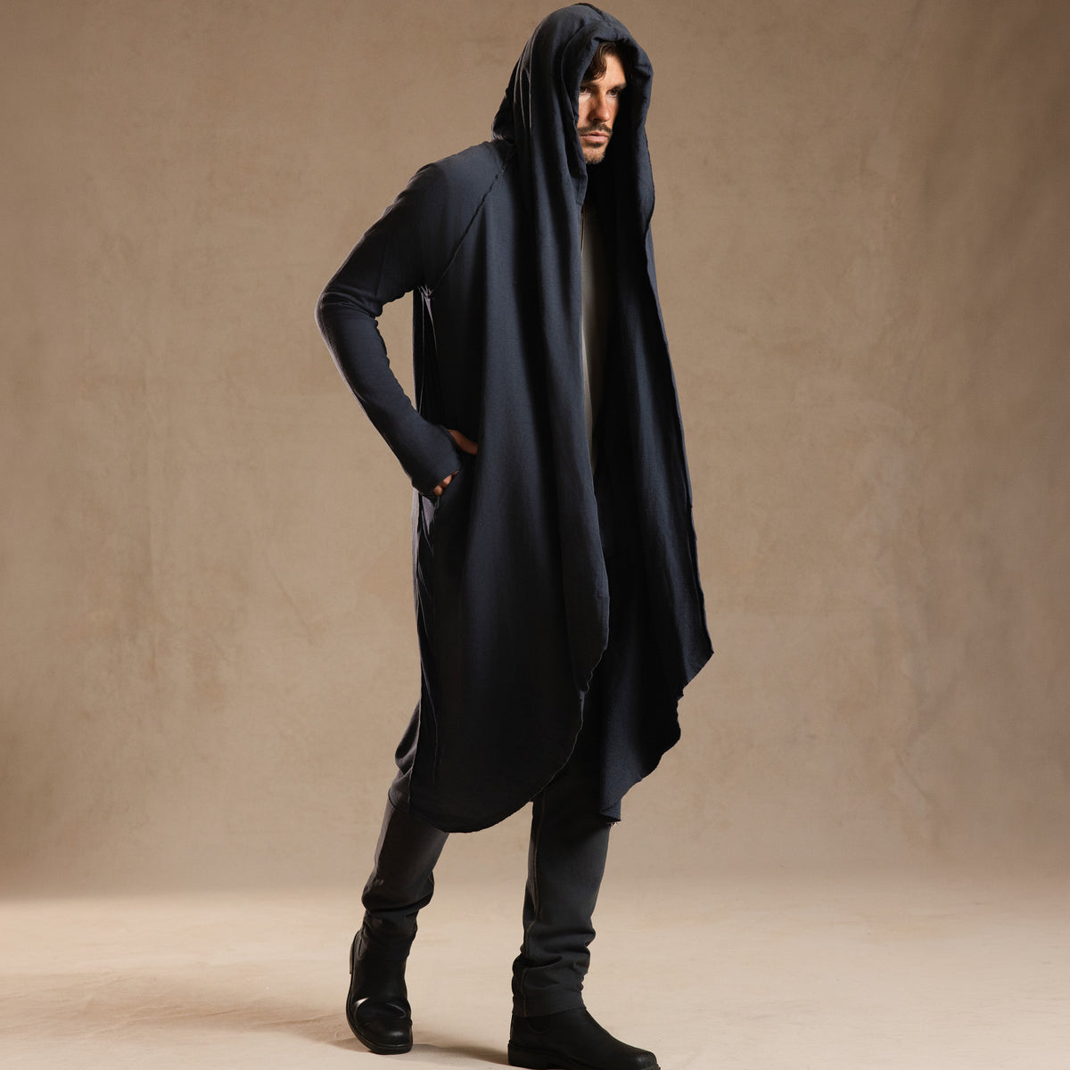 KAIROS DUSTER / CHARCOAL BLUE