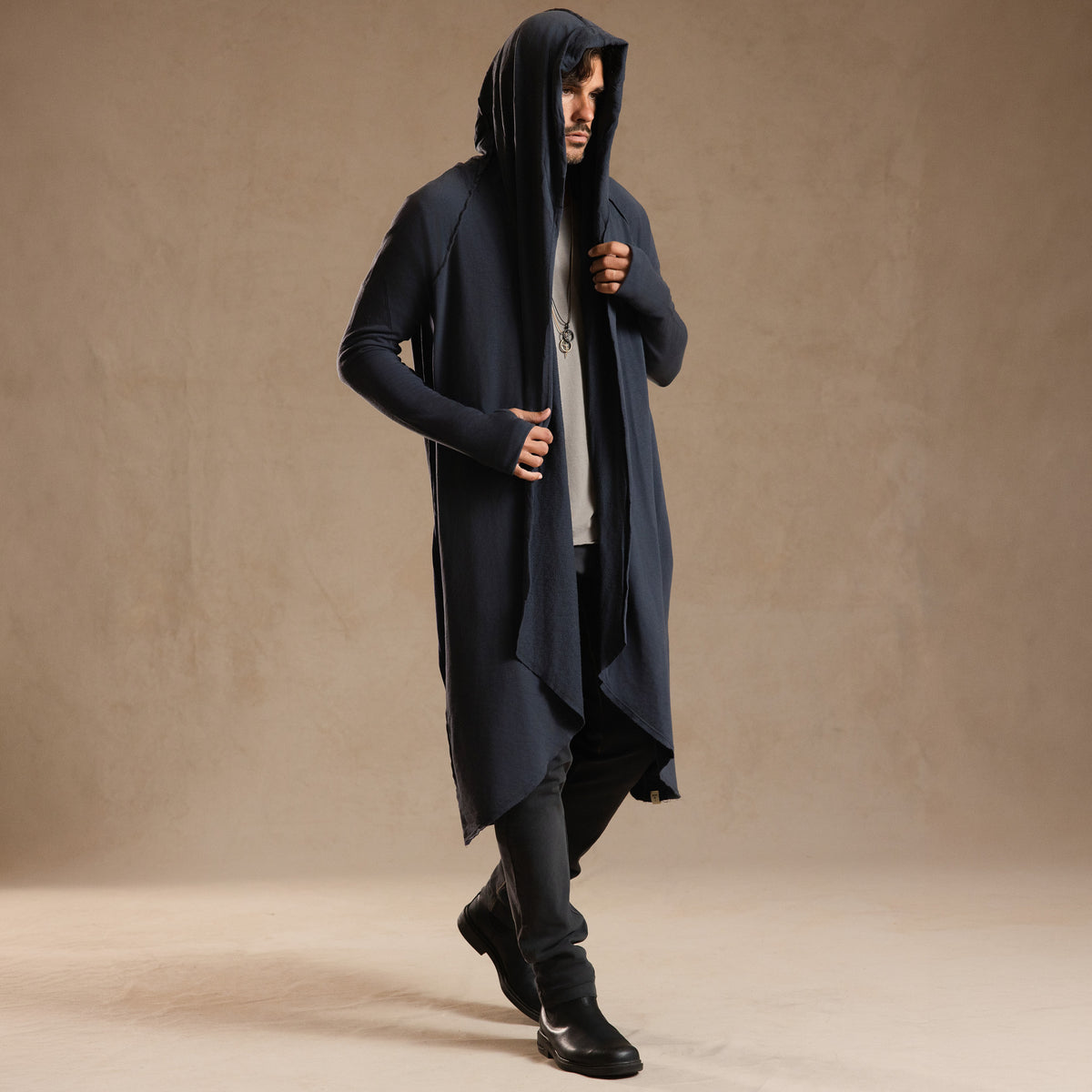 KAIROS DUSTER / CHARCOAL BLUE