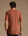 CREW NECK TREE SHIRT / RICH EARTH