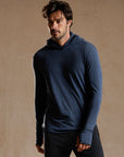 LONG SLEEVE HOODED TEE / GREY OMBRE (STORE ONLY)