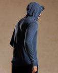 LONG SLEEVE HOODED TEE / GREY OMBRE (STORE ONLY)