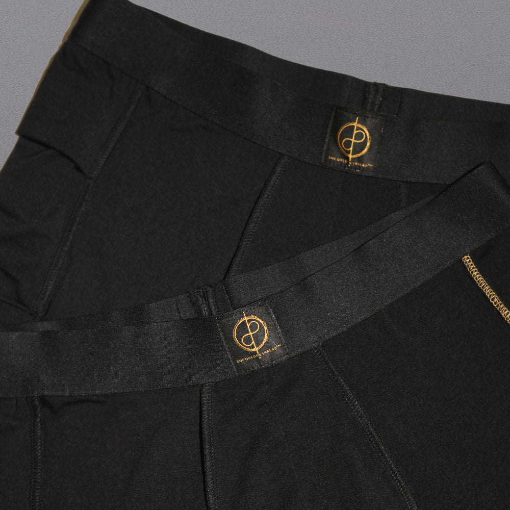 The One Golden Thread Unders two pack in Black