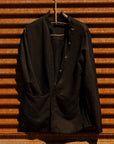 Details of the Shacket in Black