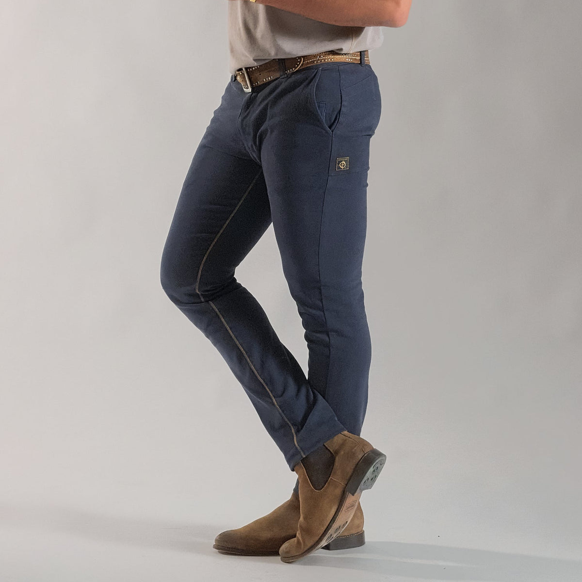 THE ELEMENTAL SLIM PANT / CHARCOAL BLUE