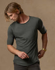 Crew Neck Tree Shirt in Urban Forest — TreeSilk tee — look 2 │ One Golden Thread