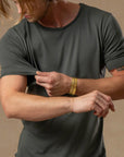 Crew Neck Tree Shirt in Urban Forest — TreeSilk tee — look 8 │ One Golden Thread