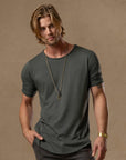 Crew Neck Tree Shirt in Urban Forest — TreeSilk tee — look 4 │ One Golden Thread