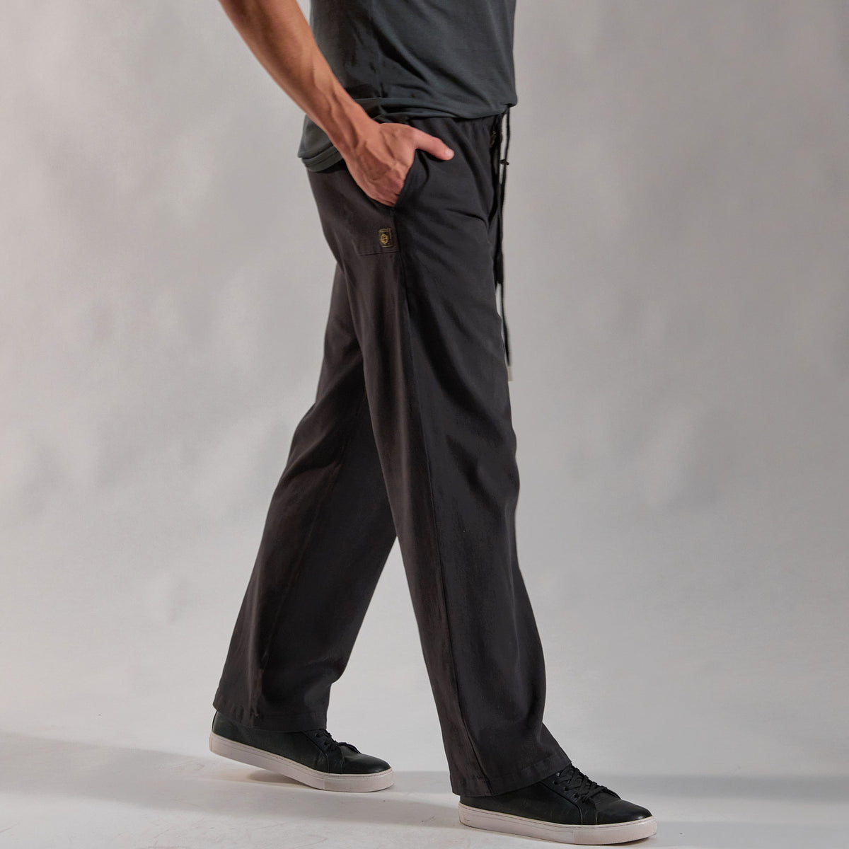 male modeling ease pants in slate
