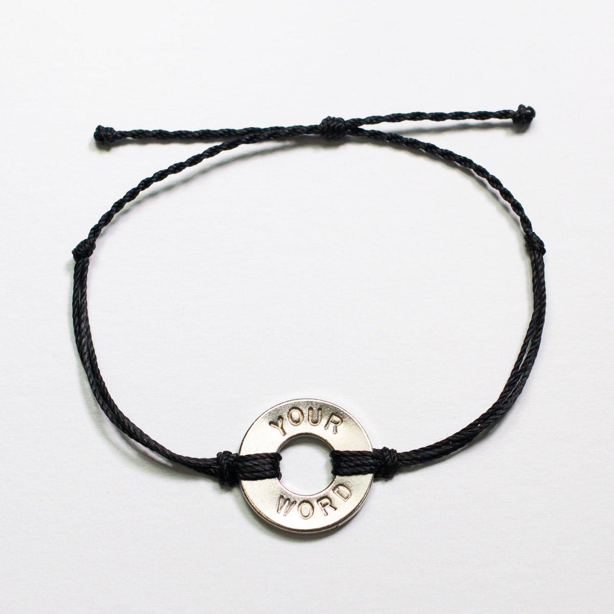 Customized MyIntent Black Bracelet