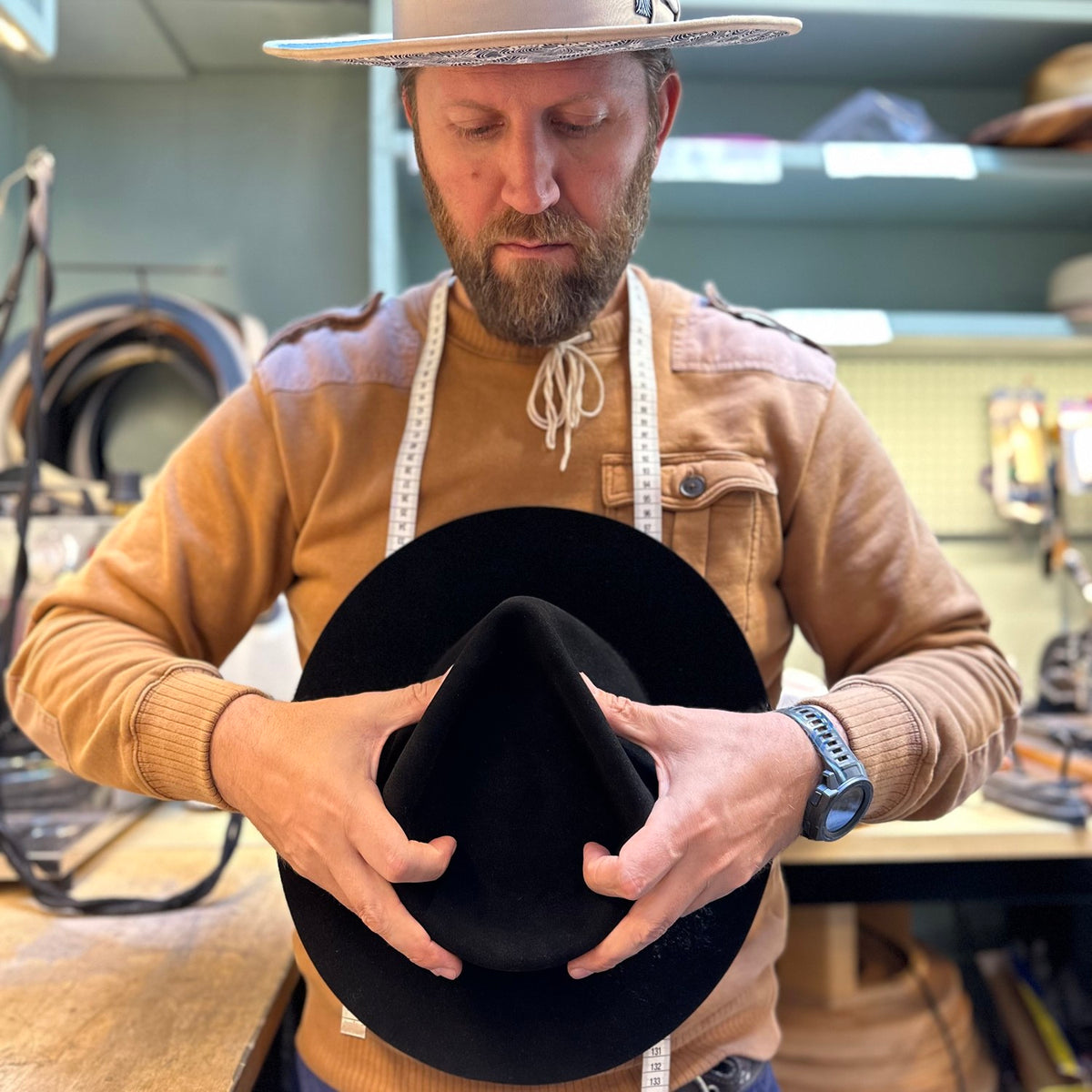 Male modeling OGT Bespoke Hat