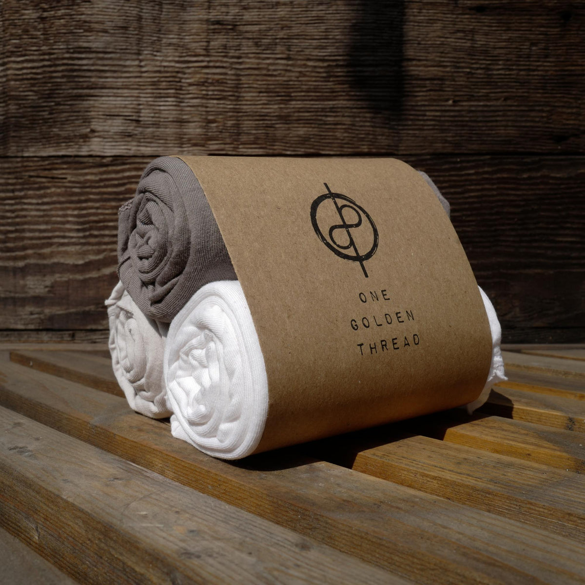 Bundle packaging of crew neck three pack in different colors