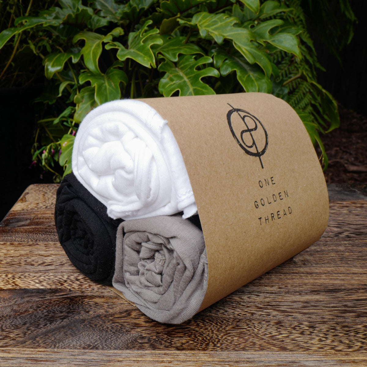 Bundle packaging of v neck three pack in different colors