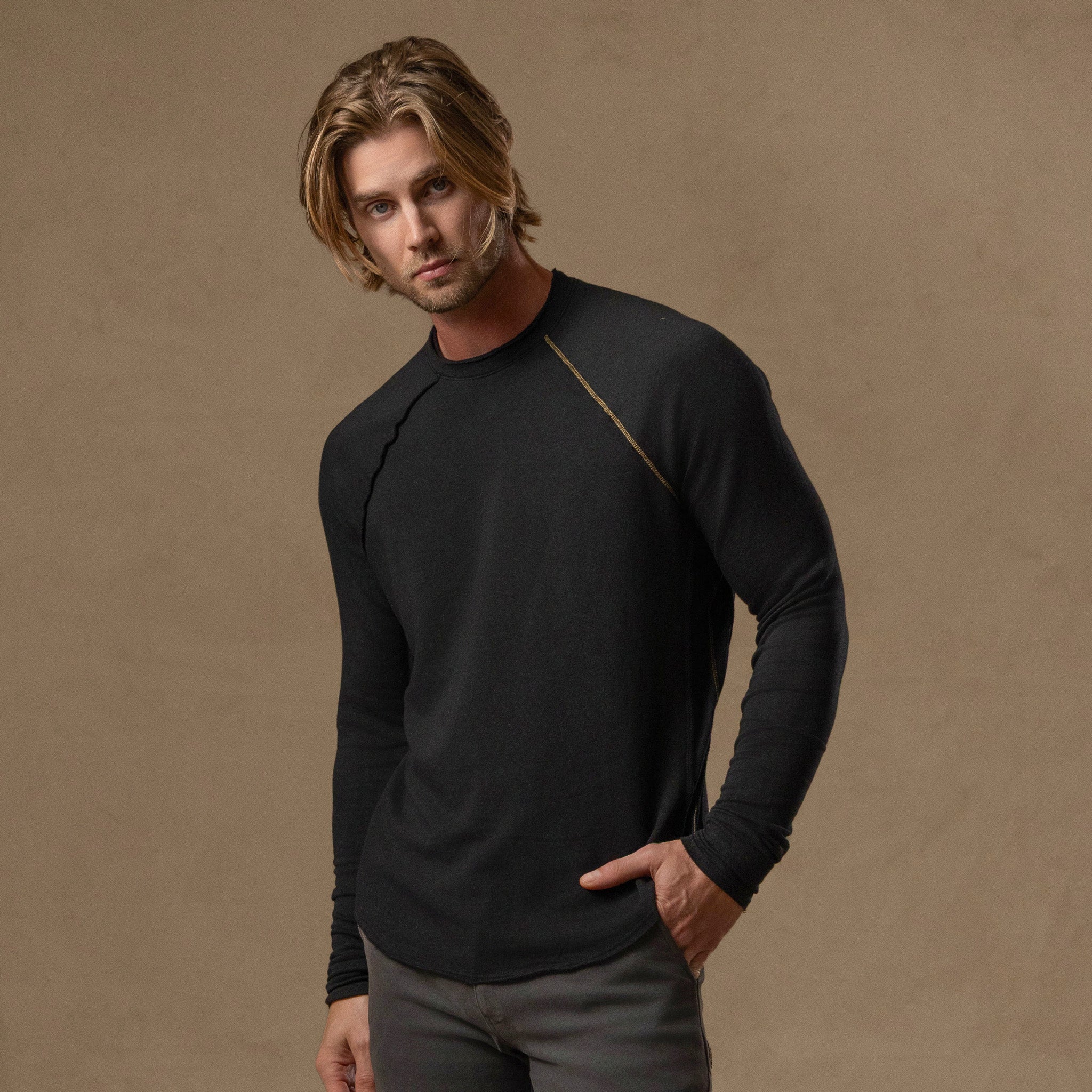 Long Sleeve Raglan | Softest & Most Comfortable Luxury Designer