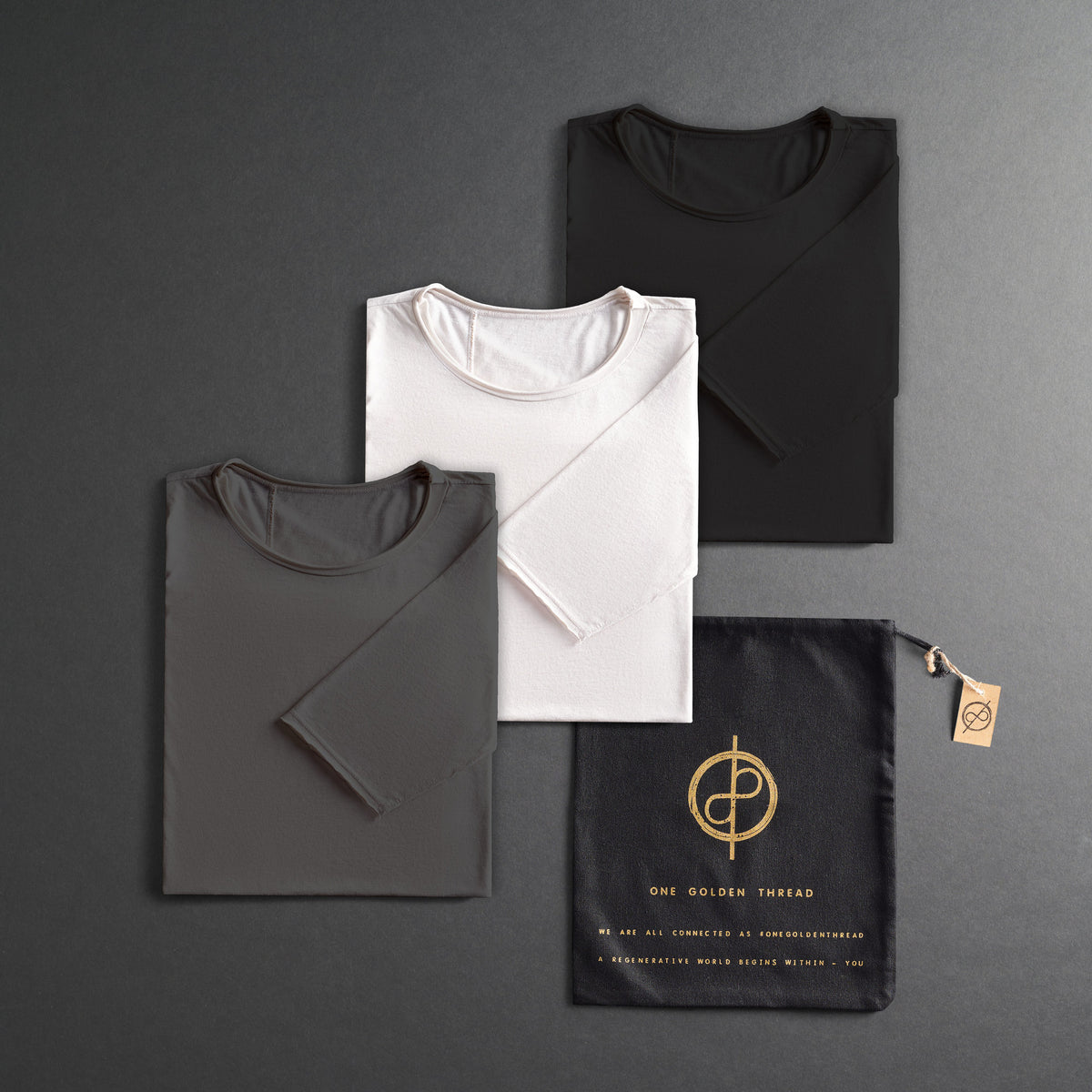 pack of three crew neck tees in different colors