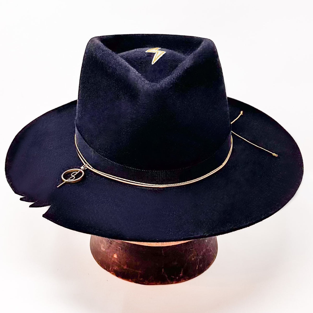 Closeup of OGT Bespoke Hat with 108 Talisman