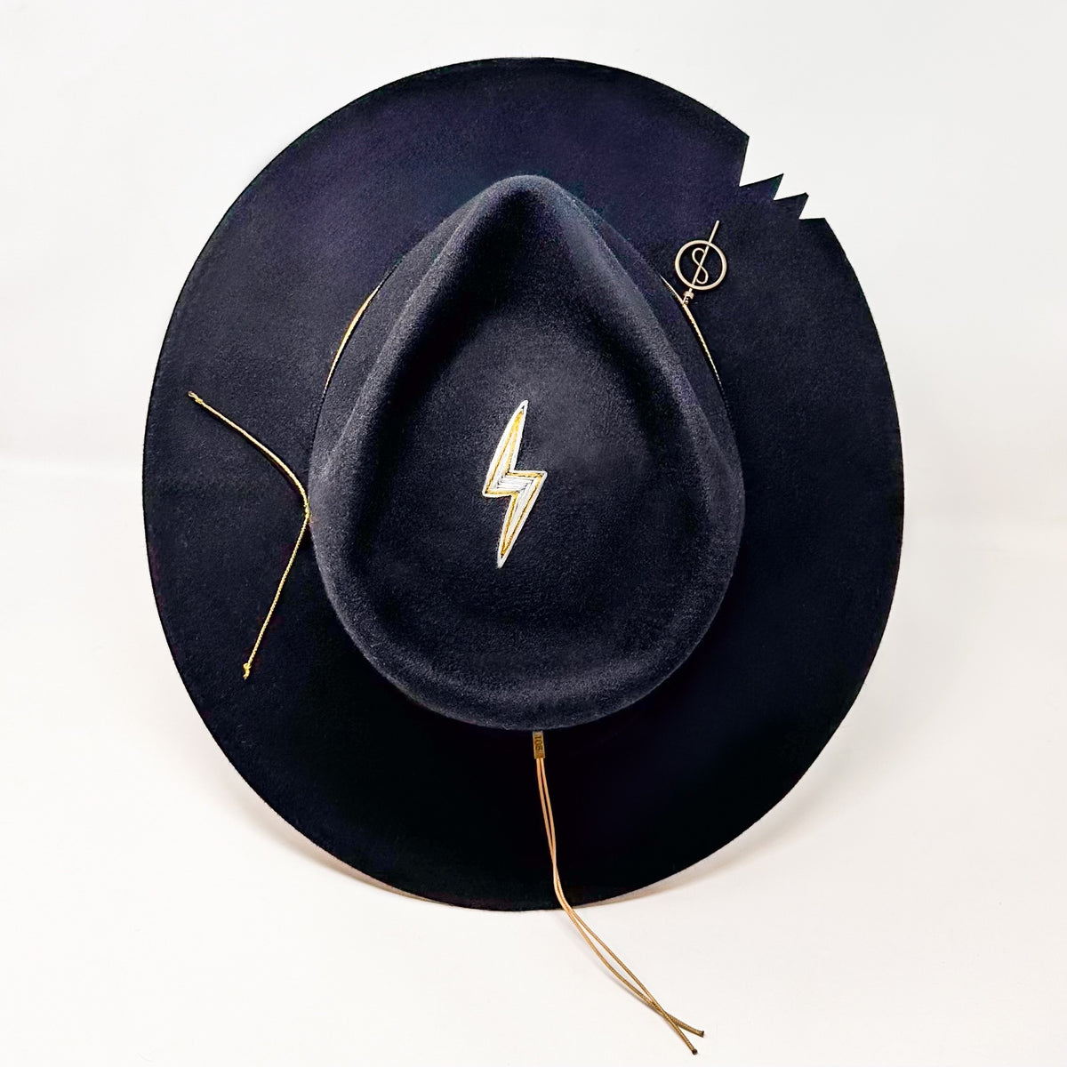 Closeup of OGT Bespoke Hat with 108 Talisman