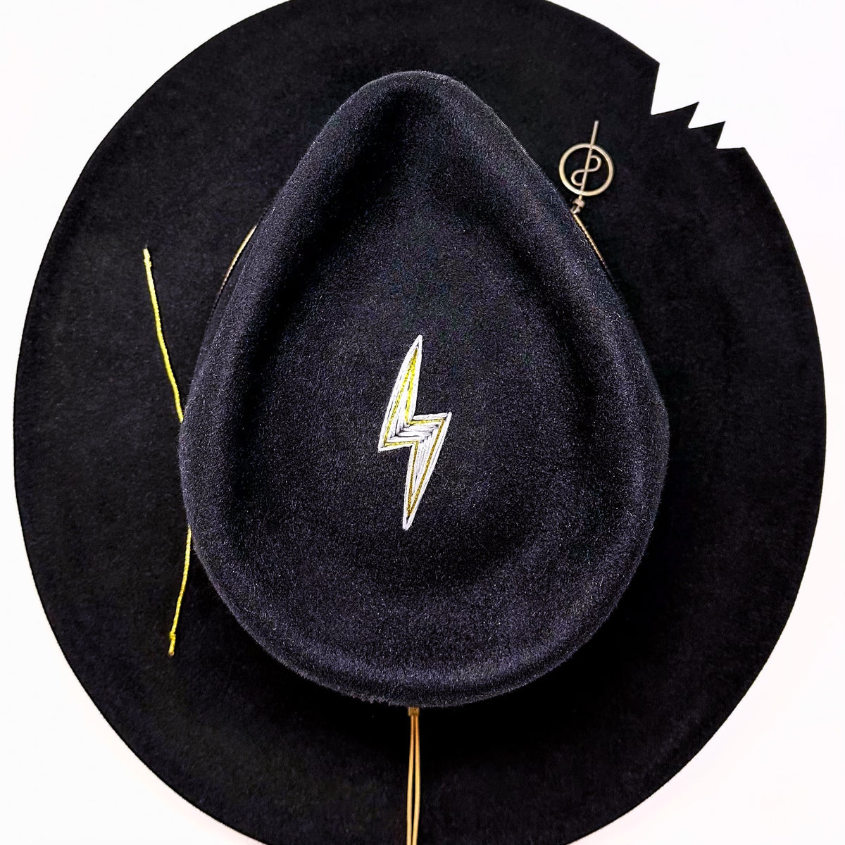 Closeup of OGT Bespoke Hat with 108 Talisman
