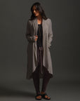 Woman modeling slate aion duster