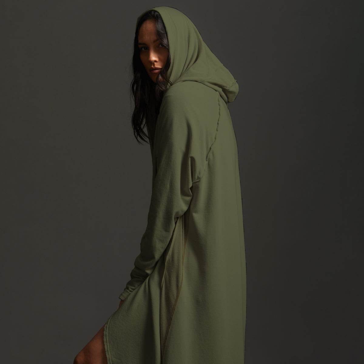 Woman modeling urban forest aion duster