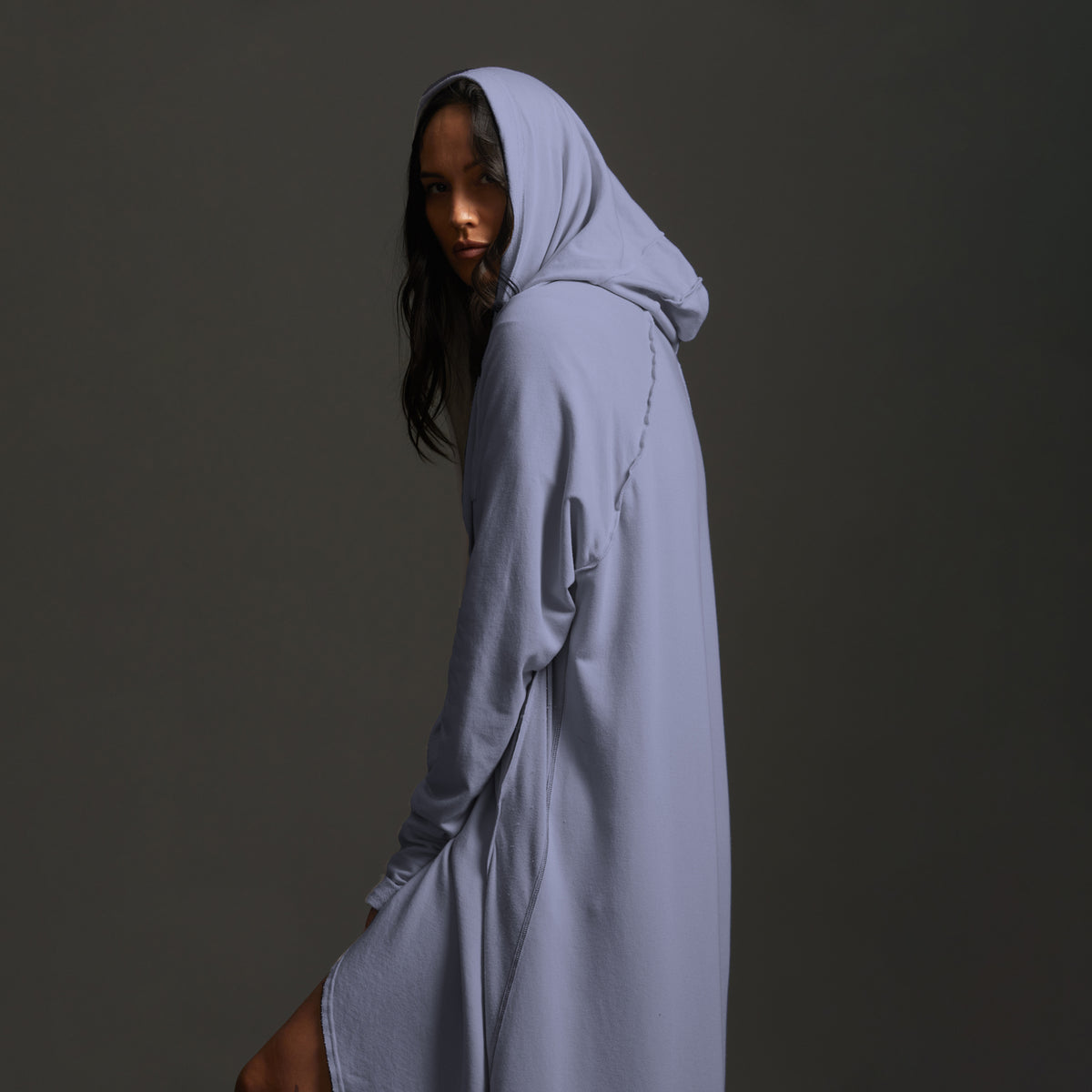 Woman modeling aion duster