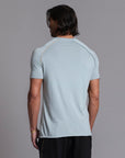Male modeling agave teal ultimate tee shirt